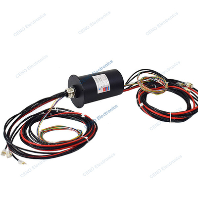 Ethernet Signal Slip Ring dengan daya listrik dan sinyal pilihan untuk lengan robot