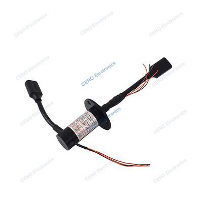Miniatur capsule slip ring dengan struktur kompak & tiga arah outlet