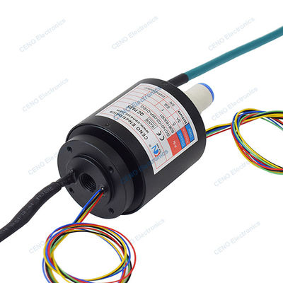 Mengintegrasikan sinyal Power Ethernet dan pneumatik hidraulik rotary union slip ring