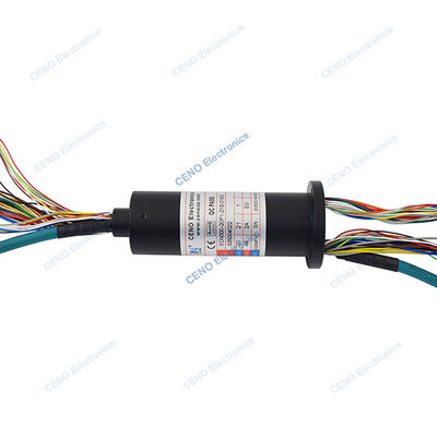 Cincin slip suhu rendah dengan sinyal Ethernet dan daya listrik untuk industri