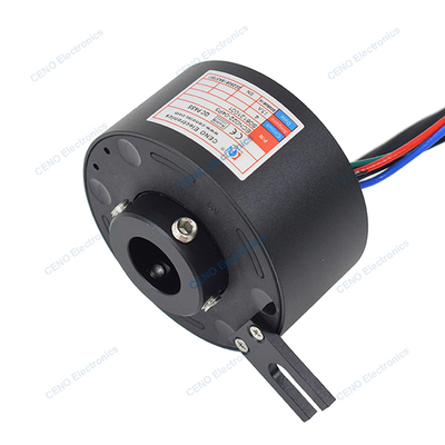 Slip Ring Through Bore dengan poros berongga untuk sistem tenaga listrik industri