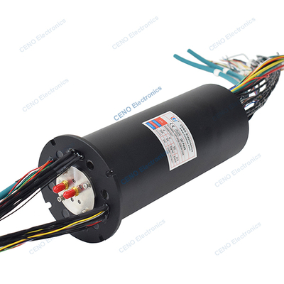 Suhu rendah mengintegrasikan daya listrik Ethernet & RF Rotary union slip ring
