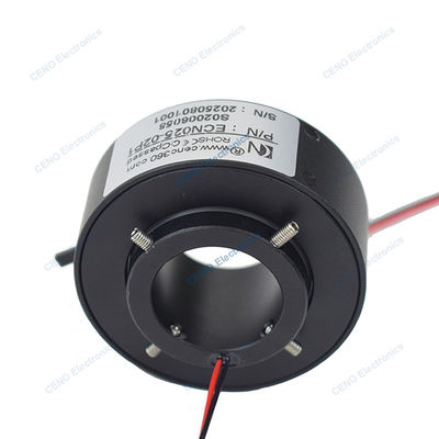 Melalui Bore Slip Ring dengan Inner Bore opsional dan Electric Power Rotary Joint