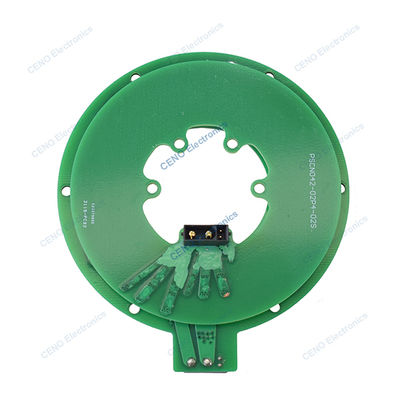 PCB-gaya Pancake Slip Ring dengan daya listrik dan sinyal CAN untuk robot