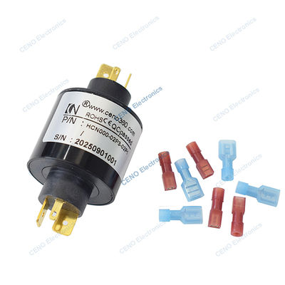 Flat Pin Ganti Lead Wire Slip Ring Cocok untuk Daya Listrik & Transmisi Sinyal