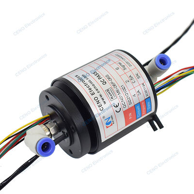 Integrate Power io signal and Pneumatic Rotary Union for Industry System