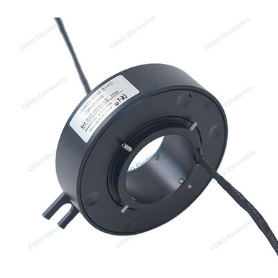 Sinyal Pancake Slip Ring dengan Through Hole 45mm dan ketebalan opsional