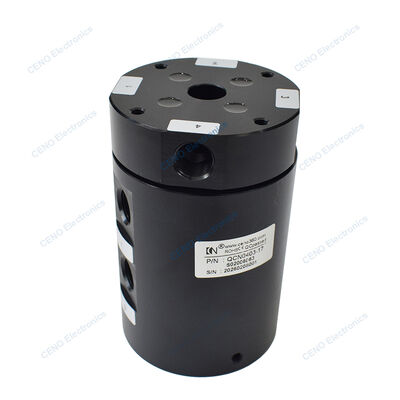 4 saluran pneumatik rotary union dengan 0,8MPa gas slip ring untuk robot industri
