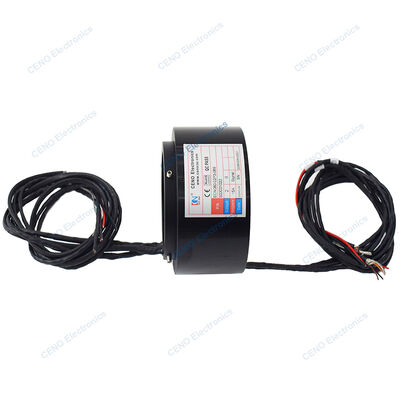 Temperatur Rendah Melalui Lubang Slip Ring dengan Daya Listrik dan Sinyal untuk Industri Robotik