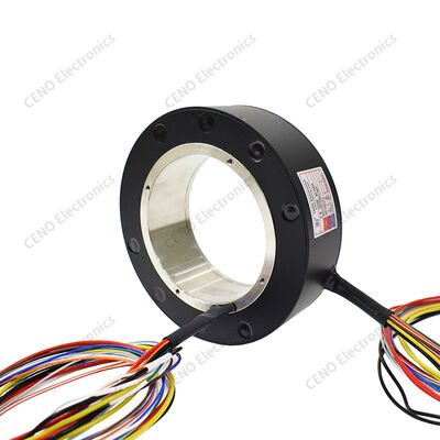 Cincin Slip Through-Bore untuk transmisi daya & sinyal putar yang andal