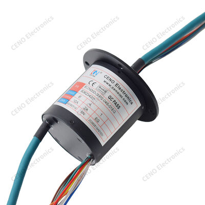 Ethernet Slip Ring with Gold Contact for Power and Ethernet