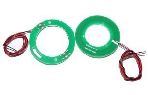 Sistem Rail Pancake Slip Ring, Cincin Selip Terpisah 6mm Ketebalan Tipis