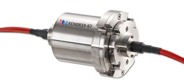 8 Saluran Rotating Konektor Listrik Cincin Slip Jenis Tunggal Atau Multimode
