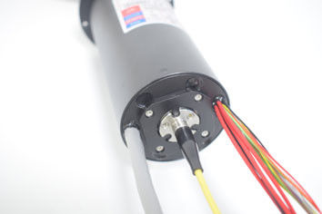Empat Gigabit Serat Optik Rotary Joint, Konektor Listrik Rotary Joint