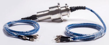 Kecepatan Rotasi 150 Fiber Slip Ring Listrik Kompatibel Dengan Protokol Bus Data