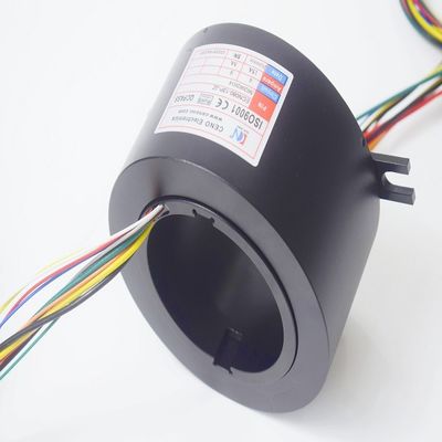 Melalui Bore 80mm Slip Ring Rotary Joint Untuk Proyek Militer