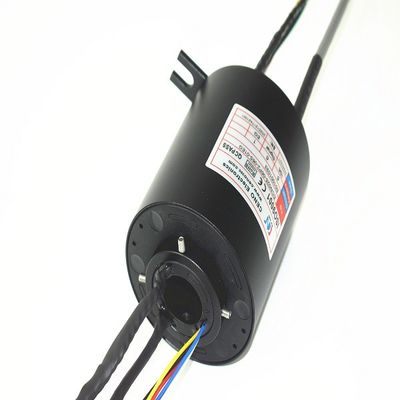 25.4mm Gigabit Ethernet Hollow Shaft Rotary Joint Untuk Simulator Gerak