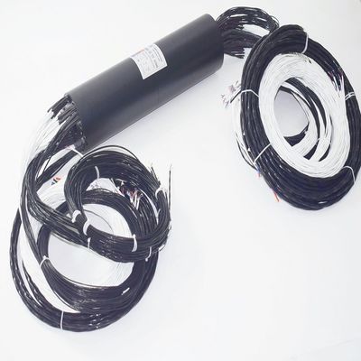 Kontak Emas Multi Channel IP54 Industrial Slip Ring Untuk Meja Putar