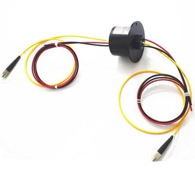 Aluminium Alloy 1310Nm 1550 Nm Fiber Optic Rotary Joint Dengan Konektor SM