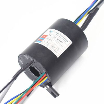 IP51 1000M Ethernet Rotary Joint 300 Rpm Bahan Kontak Logam Mulia